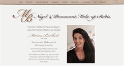 Desktop Screenshot of permanent-makeup-wl.de