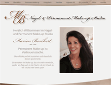 Tablet Screenshot of permanent-makeup-wl.de